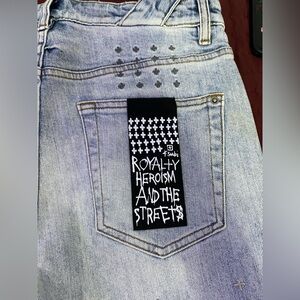 Ksubi Jeans Silver All Over Logo Size 32